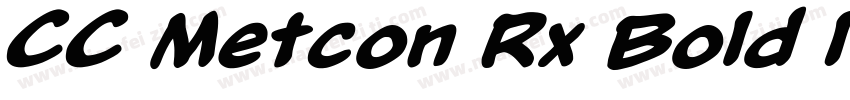 CC Metcon Rx Bold It字体转换